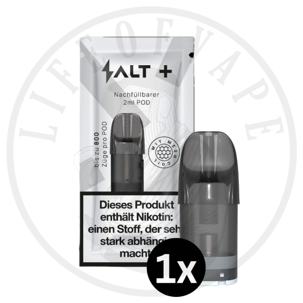 Salt Plus Pod - 1x nachfüllbarer Leerpod 10x