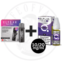 Elfx Akku Kit x ELFLIQ 10mg Starterset